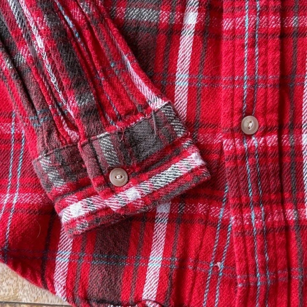 Ralph Lauren Boys Red Plaid Shirt size 6